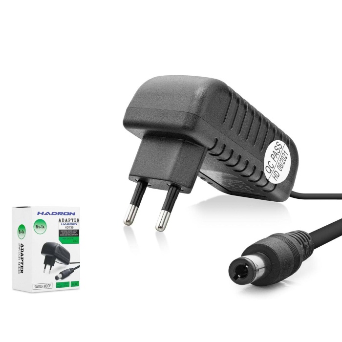 Hadron HD759 5V 1A Amper Şerit Led Uydu Modem Adaptörü 5.5*2.5