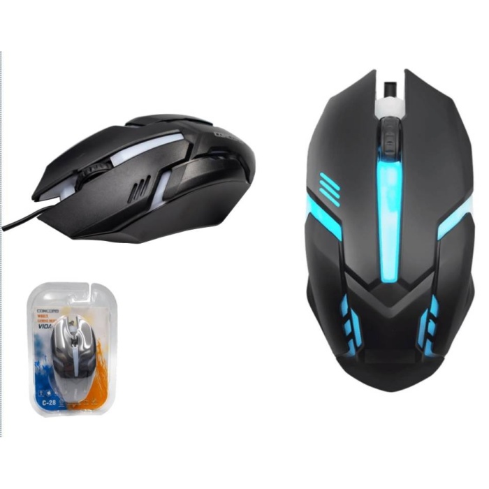 Concord C-28 RGB Gaming Oyuncu Mouse RGB ışıklı -Colorful