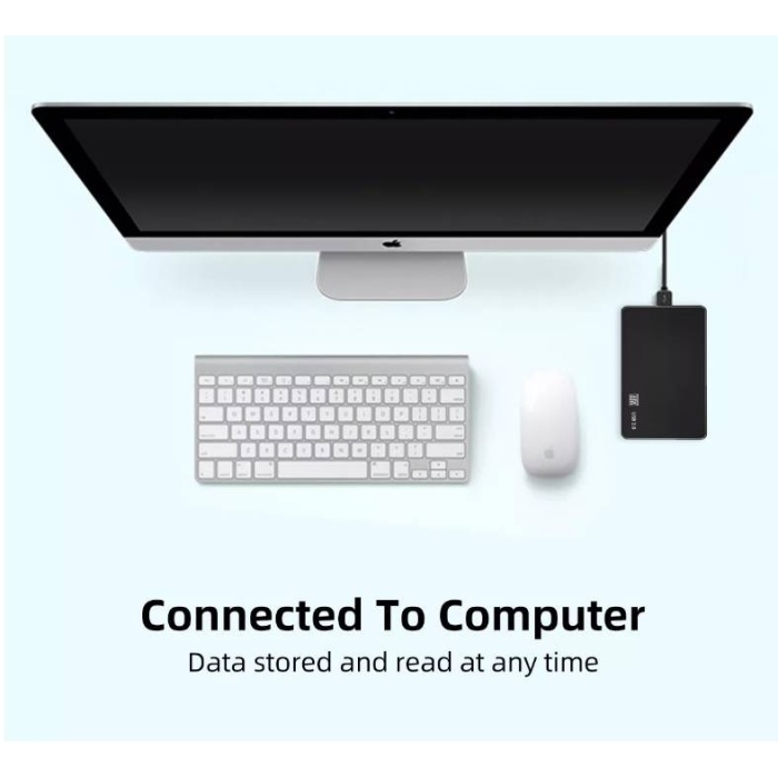 J-Tech Supported 2.5 inch Usb 2.0 Sata SSD/HDD Harddisk Kutusu