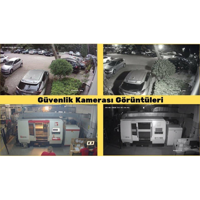 GV12 Hikvision DS-7104HGHI-K1 DVR + 4 Kamera 2MP 1080P HD Güvenlik Seti