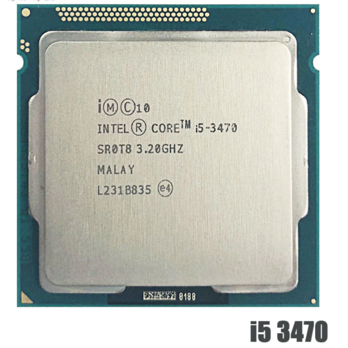 Intel Core i5-3470 3.6GHz 6MB Cache Tray İşlemci LGA 1155 H61 Tray