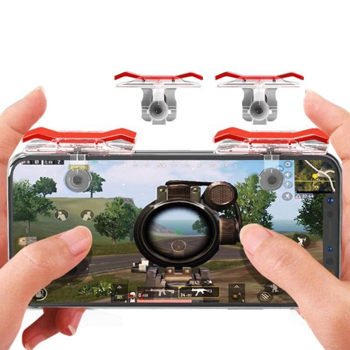 Concord W09 PC Uyumlu Joystick Titresimli + PUBG Oyuncu Nişan Ateş Tetik Çift C-850+PUBG W09 Hediye