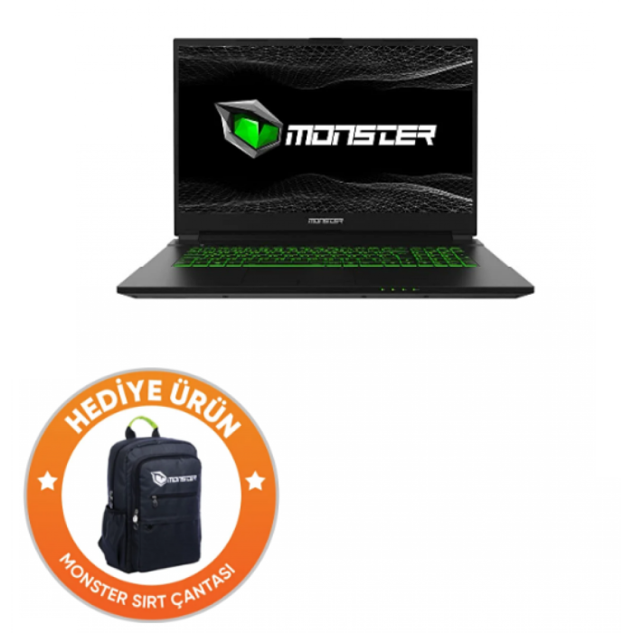 Monster Abra A7 Core i5-11400h 16GB RAM 500GB SSD 4GB GTX1650 Freedos 15.6 FHD 144Hz -V16.7.3