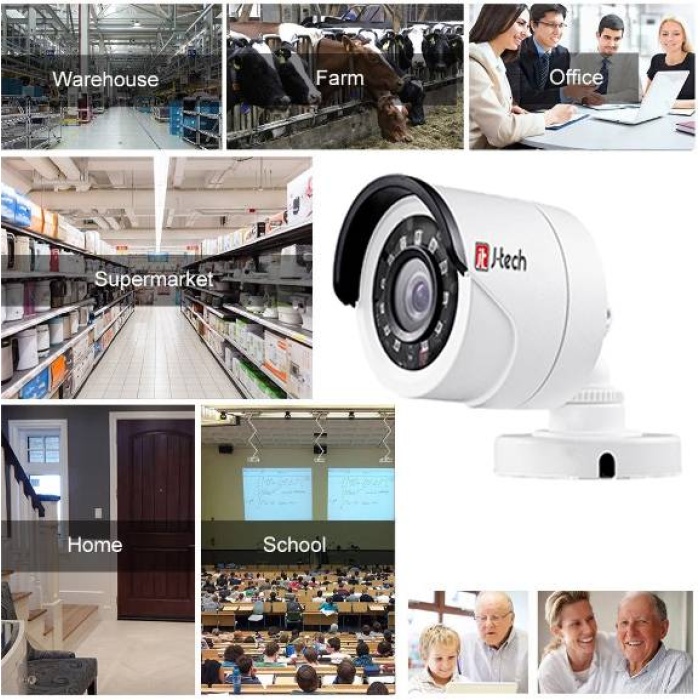 J-Tech JT-2080 2MP AHD 1080P Smart LED Bullet Güvenlik Kamerası