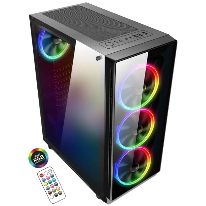 J-TECH GX57 i5 6400 16GB RAM 256GB SSD 8GB RX580 E.Kartı Wi-Fi Oyuncu Bilgisayarı