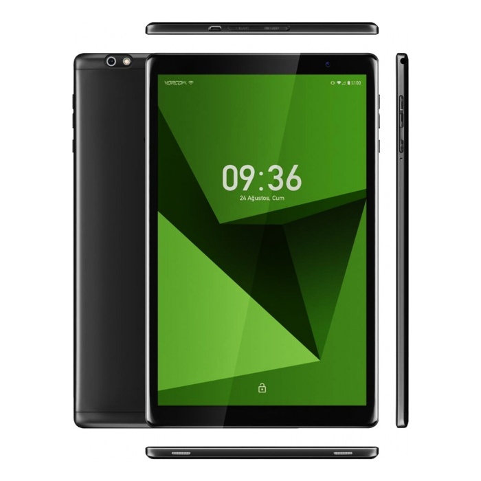 Vorcom 10.1 IPS S12 2GB 32GB ZooM Youtube PUBG Tablet Pc -Siyah