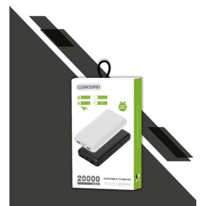 Concord C-118 20000mAh Yeni Nesil Portable Fast Charger PowerBank