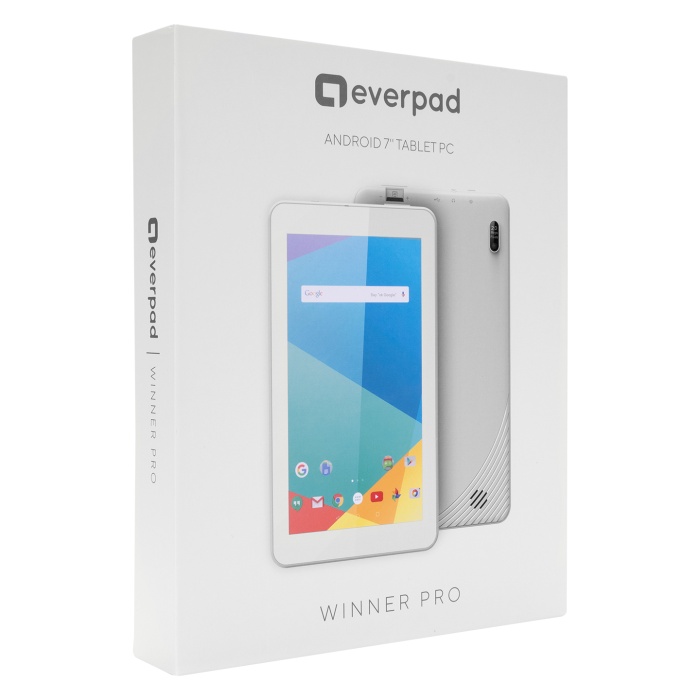 Everest WİNNER PRO Wifi+BT 2*Kamera 7 LCD Ekran A100 Quard Core 2GB+16GB And.10 OS Tablet PC -Beyaz