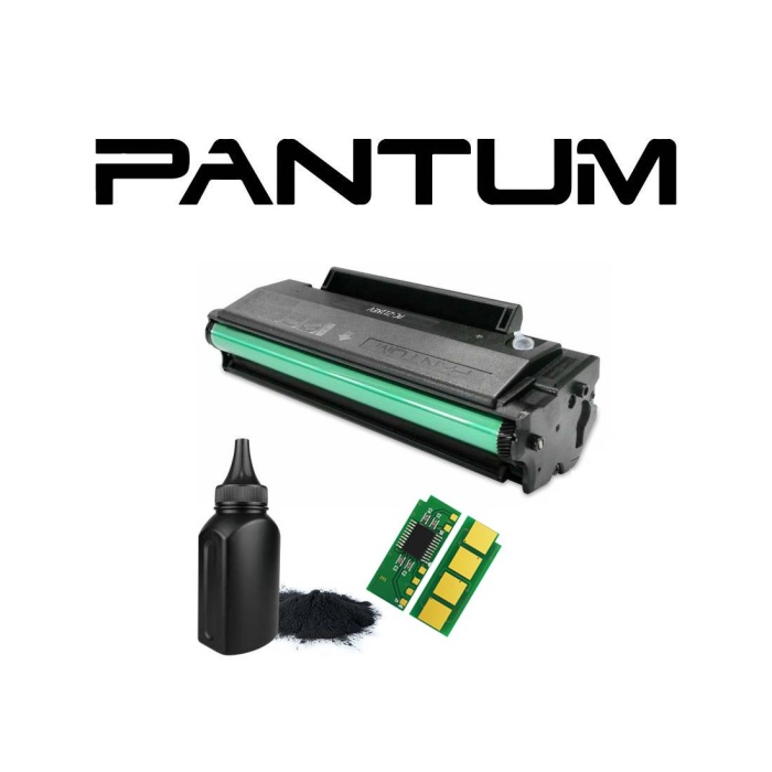 Pantum PA-200B - PA-210 | P2200/2500/6550/6600NW Muadil Toner Dolum Kiti+Chip