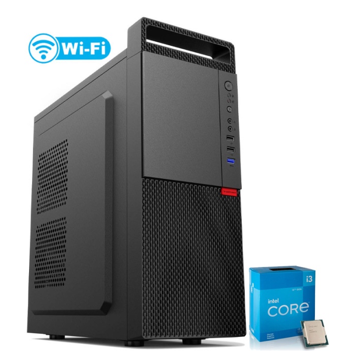 J-TECH R236 i3 2100 8GB RAM 128GB SSD Wi-Fi Masaüstü Bilgisayar