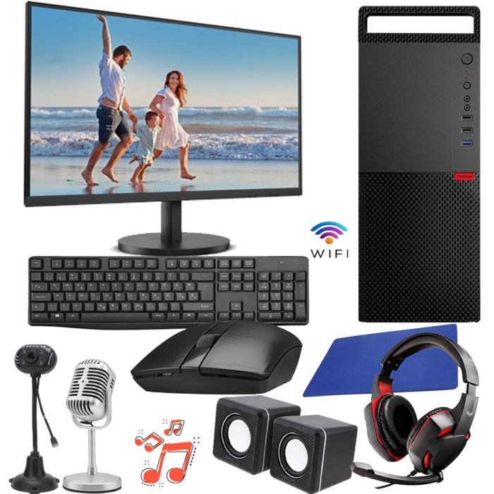 J-TECH R241 i5 450 8GB RAM 128GB SSD 19 LED FHD Wi-Fi Masaüstü Bilgisayar