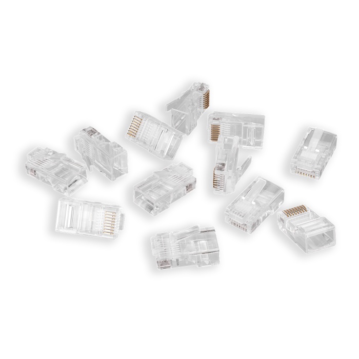 S-link SL-COB20P RJ-45 100 Lü Paket Yeni nesil Ez Konnektör -Delikli Konnektör RJ45 Jack UTP