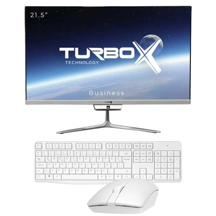 Turbox i3 330 4GB RAM 128GB SSD WiFi Klavye Mouse 21.5 iPS FHD Webcam All in One PC A81