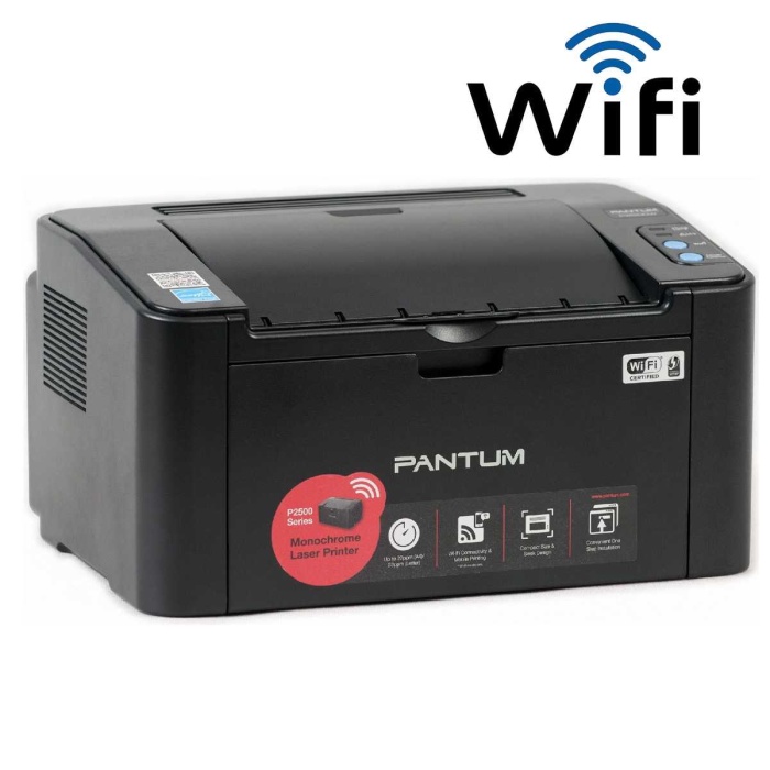 Pantum P2500W Wifi Mono Lazer Yazıcı Tam Dolu Toner