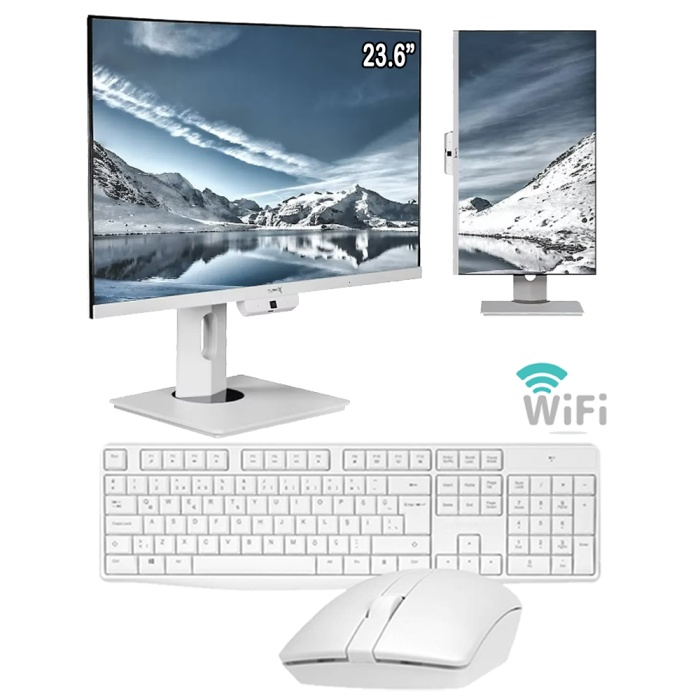Turbox A11238 i5 3470 8GB RAM 512GB SSD WiFi Klavye Mouse 23.8 Pivot iPS FHD All in One PC
