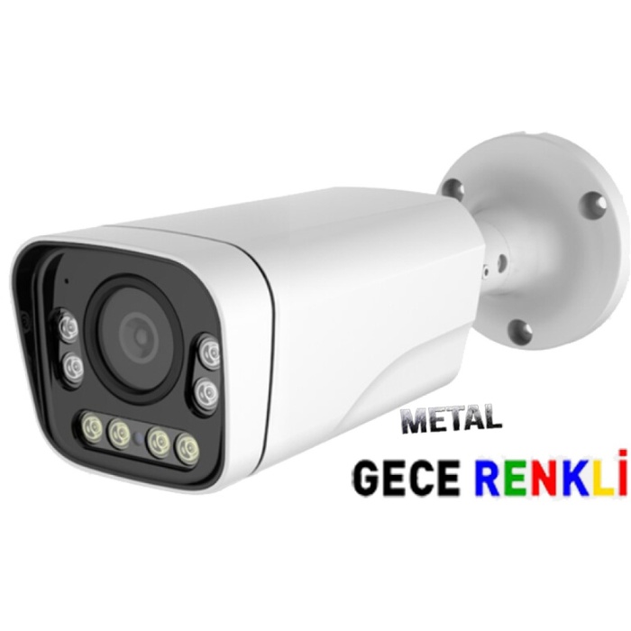 J-TECH 3000 5MP SONY LENS Gece Renkli Warm Light Metal Büyük Kasa 1080P AHD Güvenlik Kamera