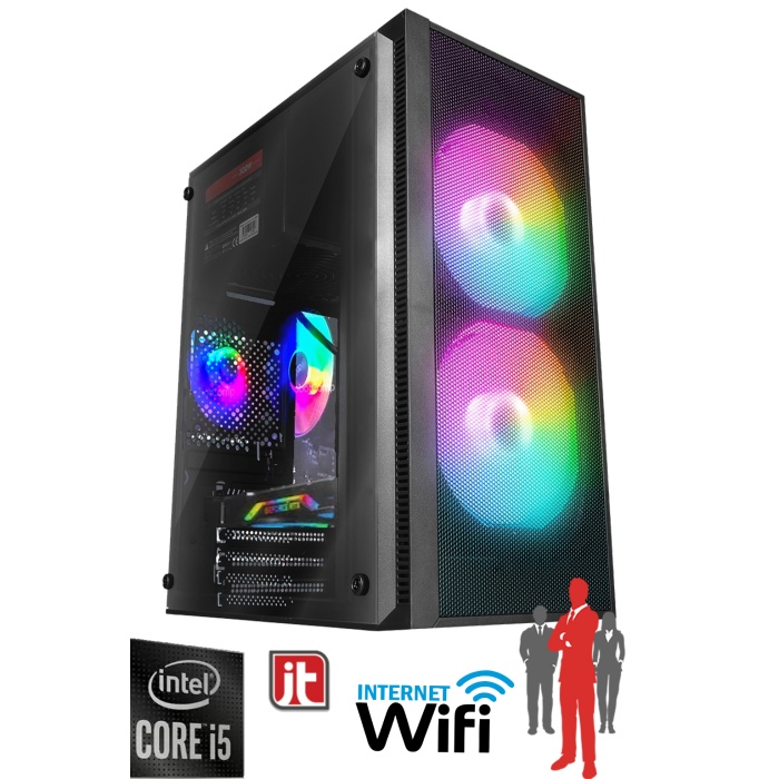 J-TECH R261 i5 12400 4.40GHz 16GB DDR4 RAM 512GB SSD 6 ÇEKİRDEKLİ Wi-Fi Masaüstü Bilgisayar