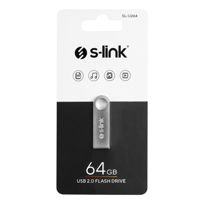 S-link SL-U264 64 GB USB 2.0 Flash Driver Bellek