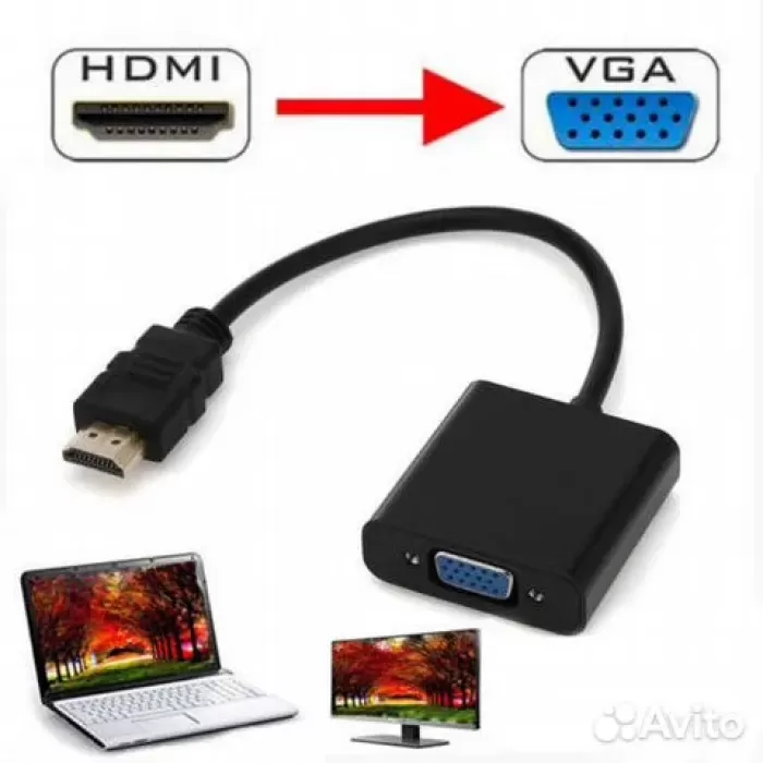 Concord C-554 HDMI to VGA +Ses FullHD Dönüştürücü Çevirici Aparat Adaptör