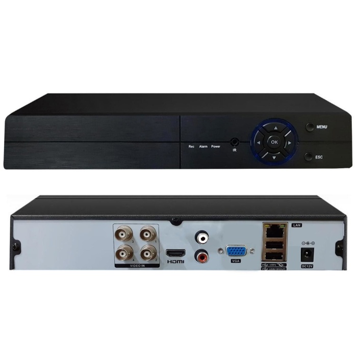 Avenir AV-TC04S 4 Kanal 5IN1 XMeye H.265 Full HD 1080P Hibrit DVR Kayıt Cihazı