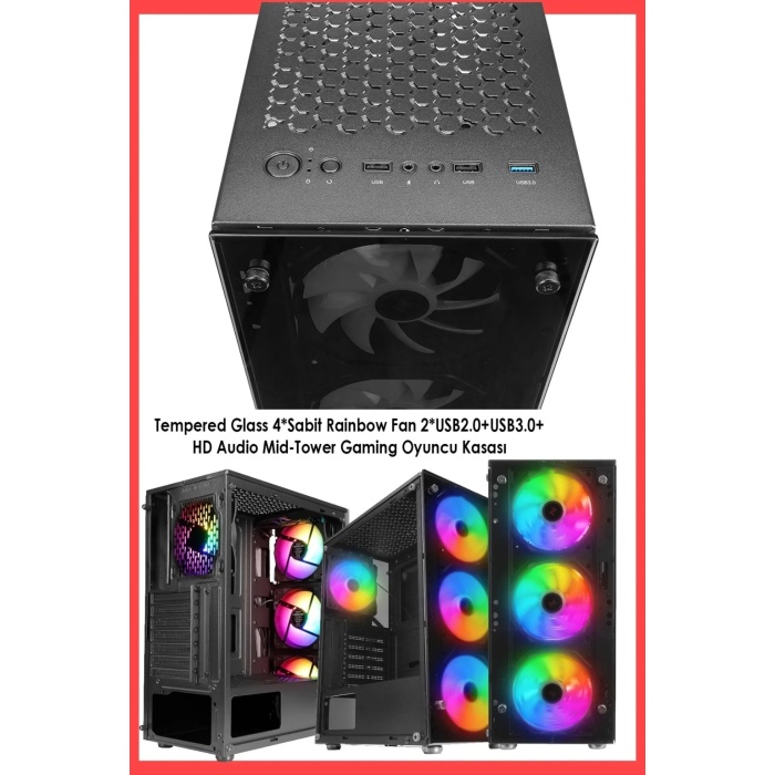 J-TECH R387 i5 4440 16GB RAM 256GB SSD 19 FHD Masaüstü Bilgisayar