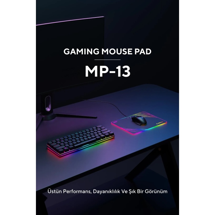 Rampage MP-13 360x260x5mm RGB Oyuncu Gamer Mouse Pad