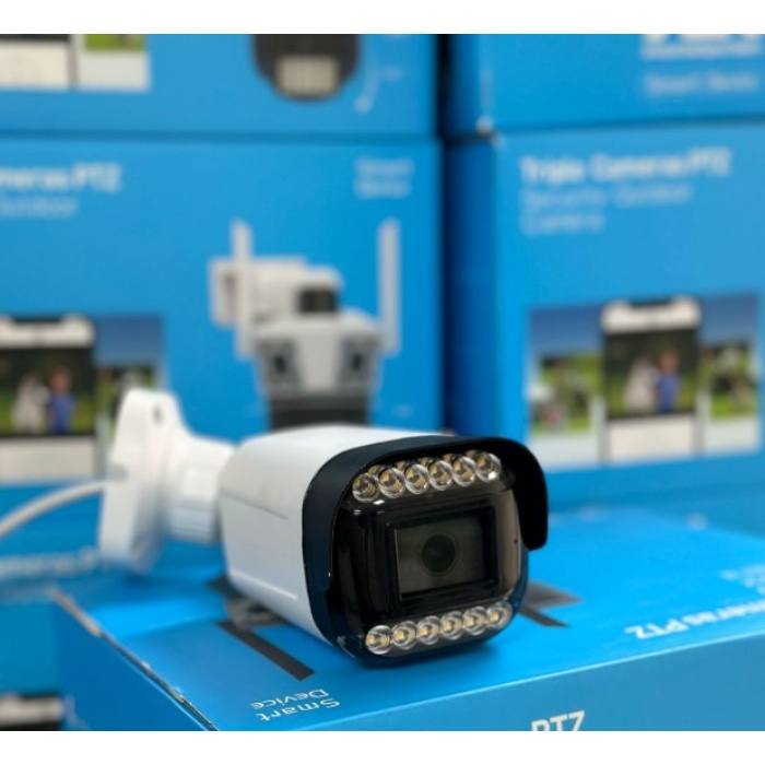 J-TECH JT-9070 5MP 12 LED SESLİ IP Bullet PoE 3.6MM Network Kamera Gece-Gündüz Renkli Görüntü