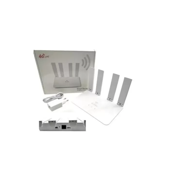 DataForce 4G 5G Sim Kartlı 4 Anten 1 PORT RJ45 Taşınabilir Router Wifi 6 Modem Cpf906