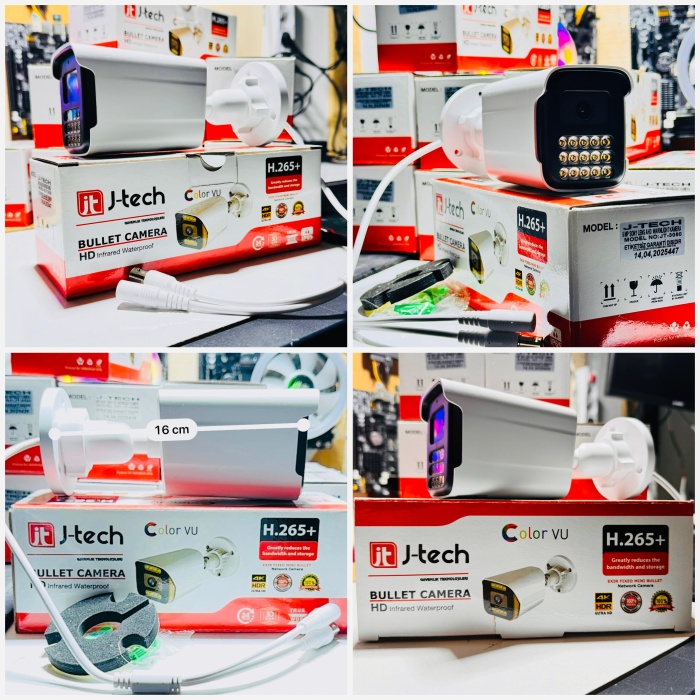 J-TECH 3080 5MP 15 LED SONY LENS Gece Renkli Warm Light 1080P AHD Güvenlik Kamera