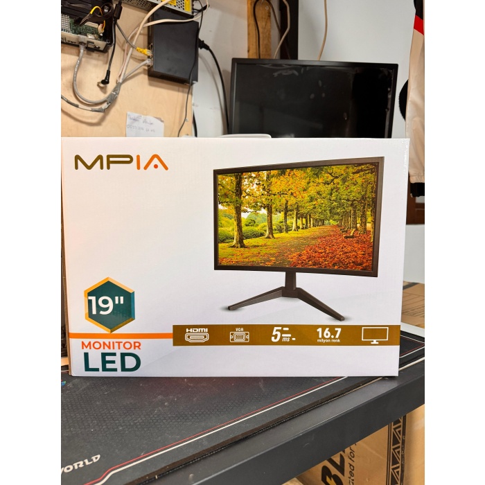 MPIA MP-19 19 inç FullHD 5MS HDMI VGA LED 75Hz Monitör