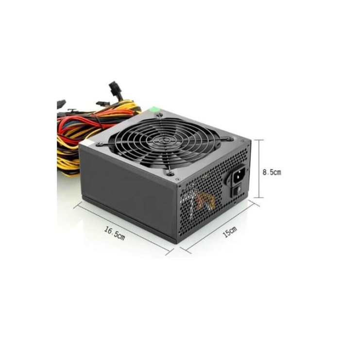 Concord C-878 350W Gaming PC Power Supply 12CM Geniş Fan Güç Kaynağı