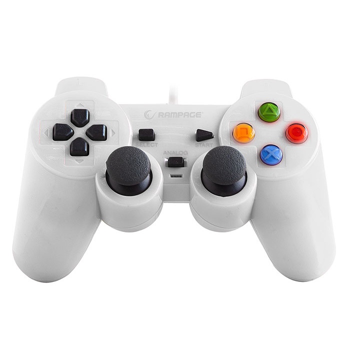 Snopy Rampage SG-R602 PS3/PC Beyaz USB 1.8m Joypad