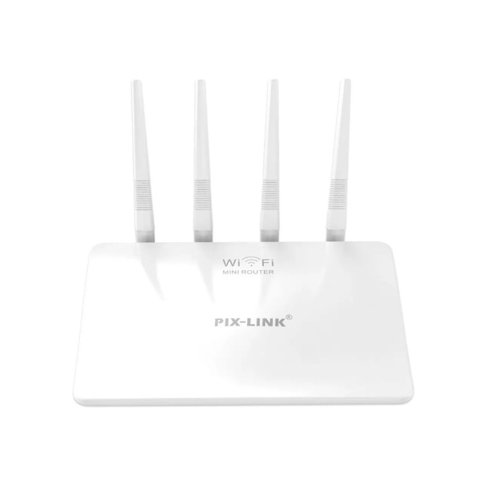 PiX-LiNK WR21Q 300Mbps 4 Anten Wireless-N Wireless Internet Ap Home WiFi Router