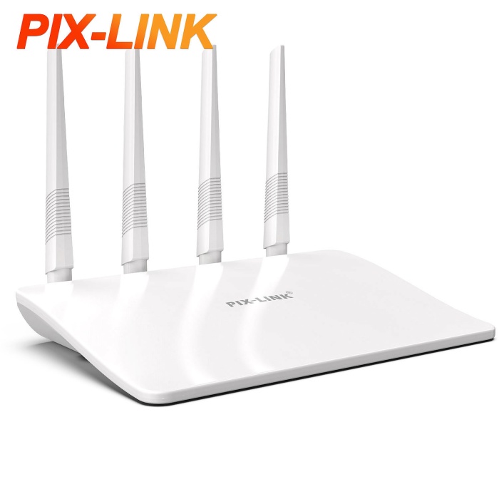 PiX-LiNK WR21Q 300Mbps 4 Anten Wireless-N Wireless Internet Ap Home WiFi Router