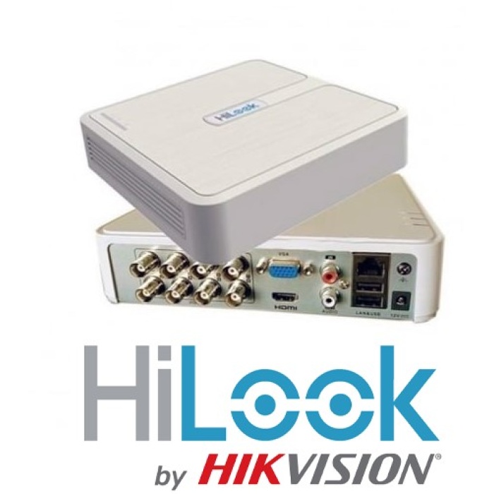 HiLook-Hikvision DVR-108G-K1 8 Kanal 1 HDD DVR Kayıt Cihazı