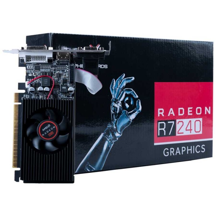 Turbox Knight Zen N R7 240 Amd DDR3 128Bit Vga.Dvi.Hdmi Tek Fan 4GB Ekran Kartı
