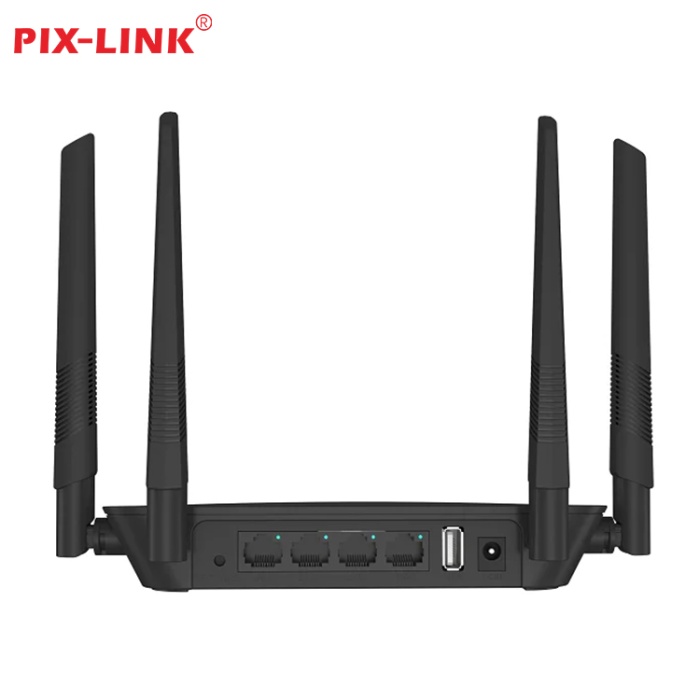 PiX-LiNK LV-WR37 300Mbps 4 Anten Wireless-N Wireless Internet Ap Home WiFi Router