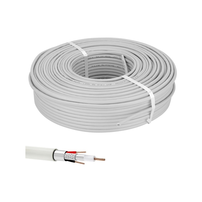 50 Metre C50 2+1 CCTV AHD Kamera Kablo