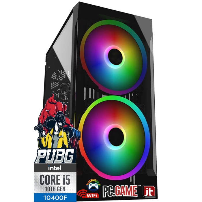 J-TECH Fire i5-10400F 16GB 256GB SSD 4GB R7240 Oyuncu Masaüstü Bilgisayar