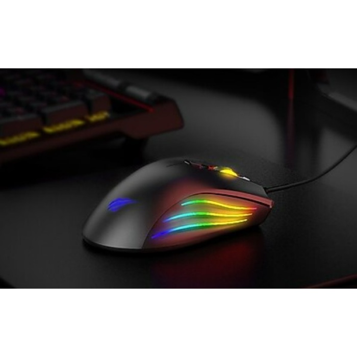 GameNote MS1002 3200Dpı Kablolu Rgb Optik Oyuncu Mouse Siyah