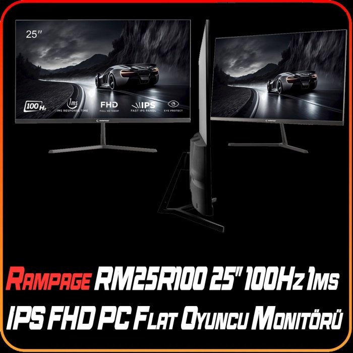 J-TECH G12714 i5-10400F 16GB 256GB SSD R7 4GB Ekran Kartı 25 100Hz 1MS IPS Oyuncu Masaüstü Bilgisayar