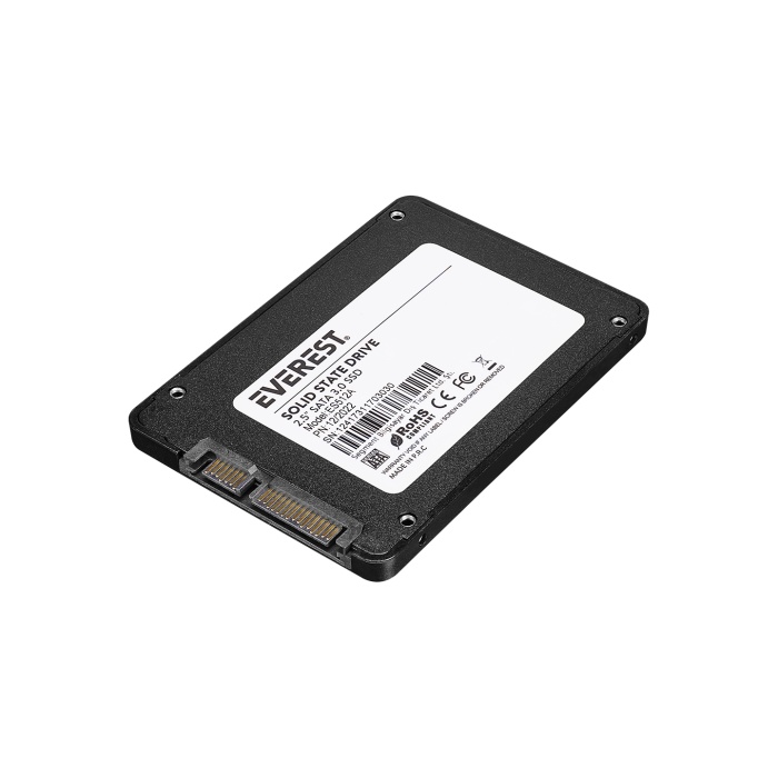 Everest ES512A 512GB 2.5 SATA 3.0 520MB/450MB 3D NAND Flash SSD (Solid State Drive)