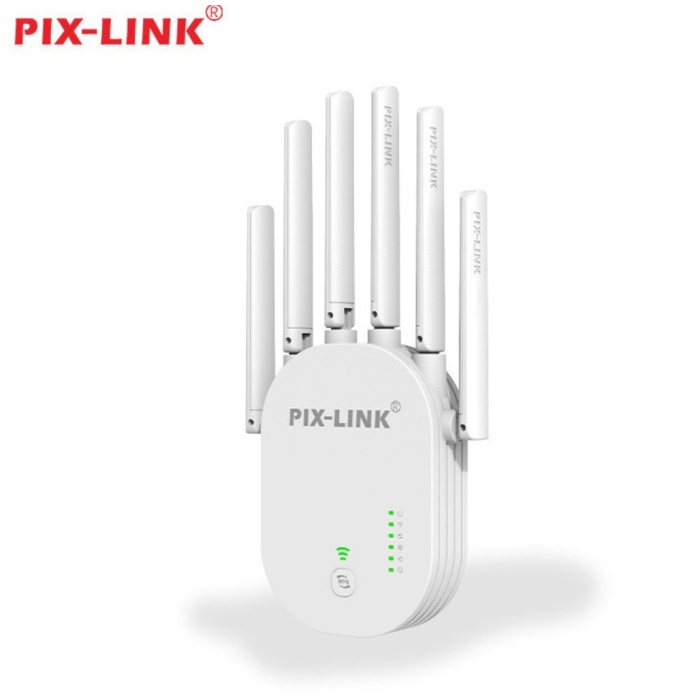 PiX-LiNK LV-WR59Q 300Mbps 6 Antenli Sinyal Güçlendirici Acces Point Repeater Router