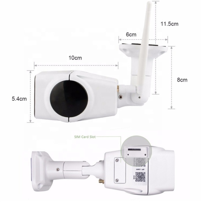 V380 PRO VN-50WF 3MP Wifi iP Kamera Su Geçirmez Bullet Güvenlik IR Görüşlü Dış Mekan Kablosuz IP Kamera