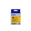Epson LK-5YBW Güçlü Yapışkanlı Sarı Üzeri Siyah 18mm 9Metre Etiket