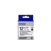 Epson LK-4TBW Güçlü Yapışkanlı Şeffaf Üzeri Siyah 12mm 9Metre Etiket