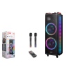 Nodar NDR1212S 12 Bluetooth Speaker Mikrofonlu Uzaktan Kumandalı 2x12 400-330-1090MM