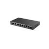 Ruijie-Reyee RG-ES210GS-P 8 Port Poe+ 10-100-1000 Mbps +1 Port SFP Yönetilebilir Switch Çelik Kasa