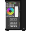 PowerBoost PB-SS02B Sea View USB 3.0, ATX 7 x ARGB Fanlı, Siyah Kasa (PSU Yok)
