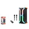 Kımıso QS4235 8 Uzaktan Kumandalı Mikrofonlu Bluetooth Speaker 2x8 330-270-680MM Usb-TfCard-Fm